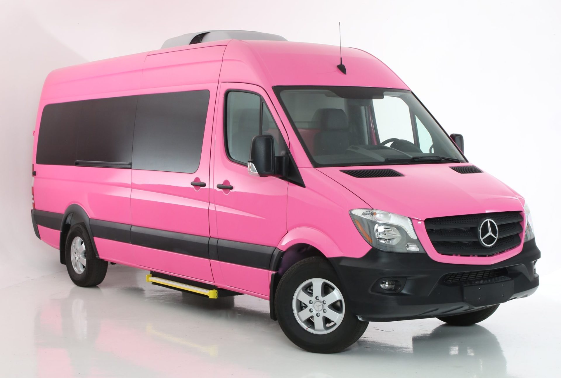 Custom Pink Mercedes Benz Sprinter Van - Exterior Photo #1