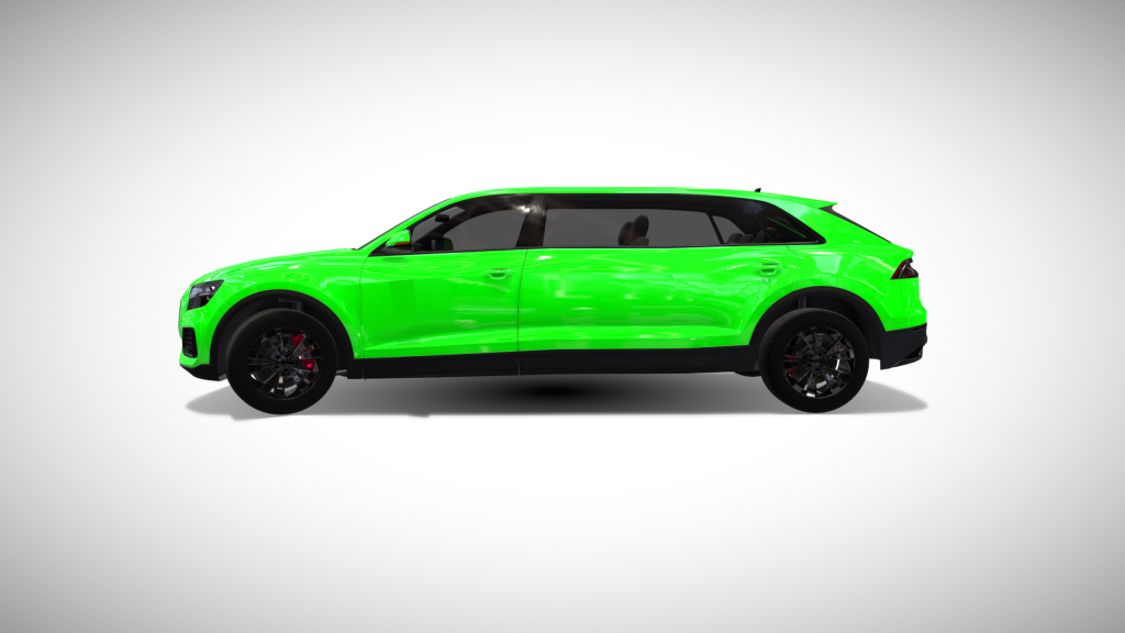 Green Audi Q8 Limousine - Exterior Photo #3