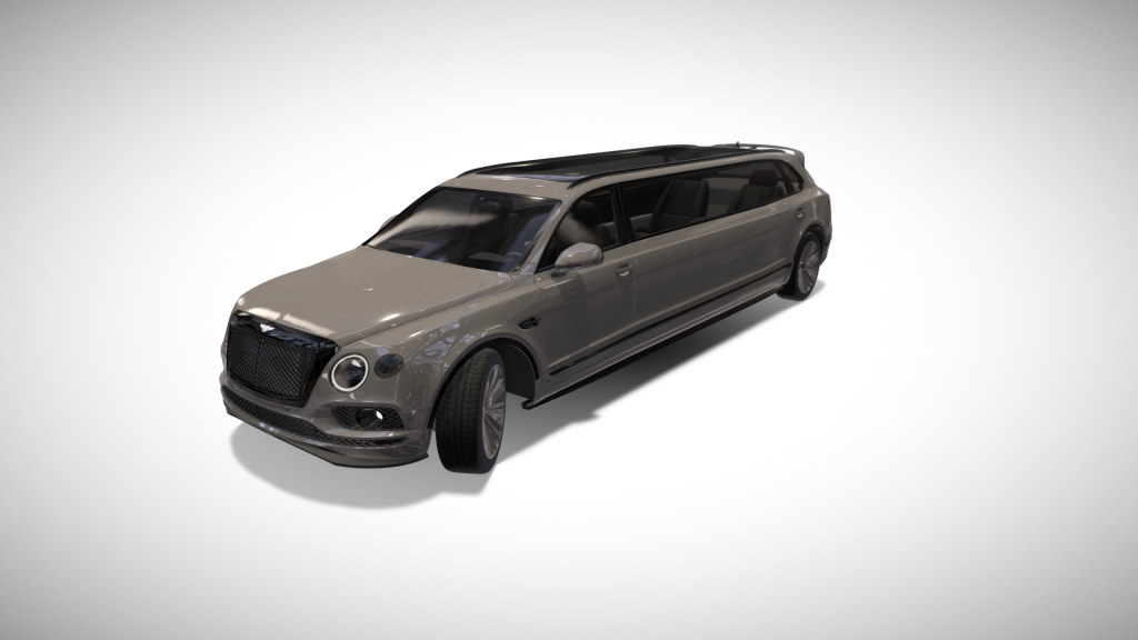 Grey Bentley Bentayga Limousine - Exterior Photo #2