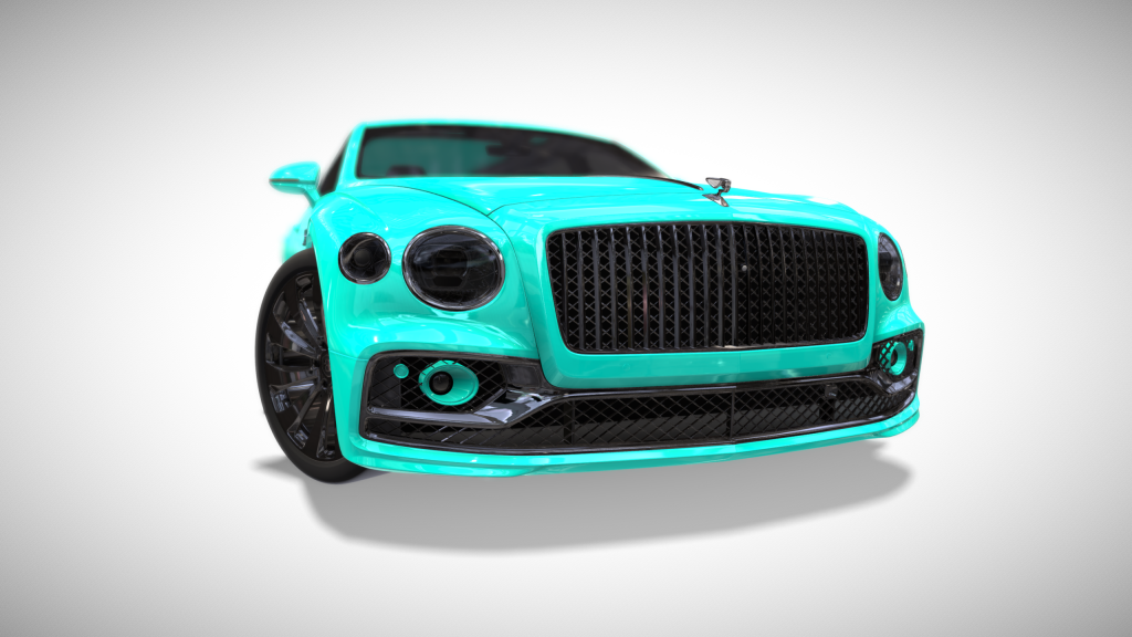 Cyan Custom Bentley Flying Spur Limousine - Exterior Photo #7