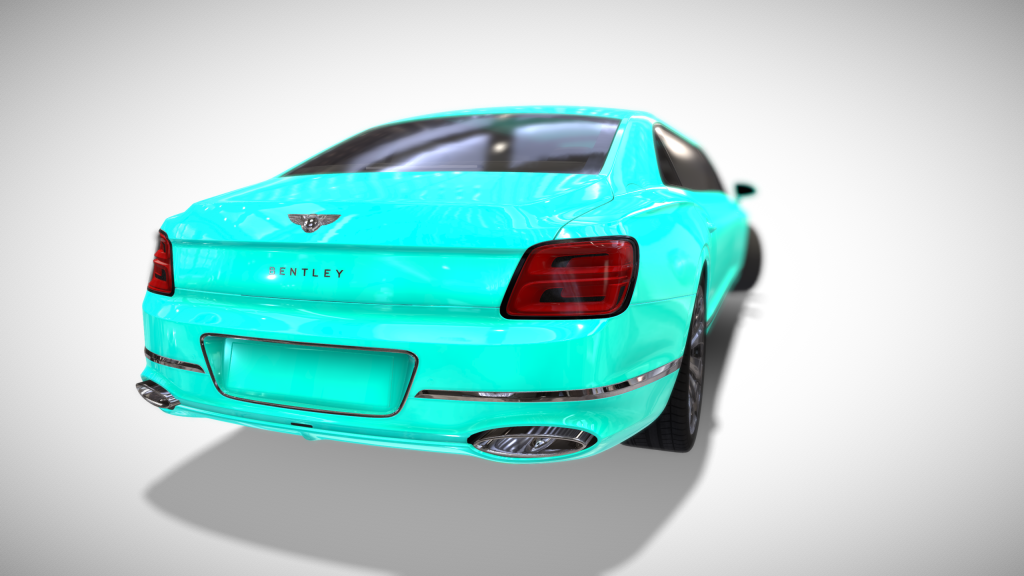 Cyan Custom Bentley Flying Spur Limousine - Exterior Photo #4