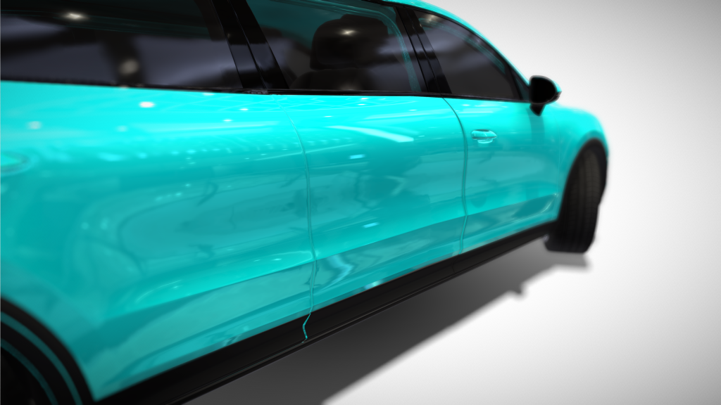 Cyan Porsche Cayenne Limousine - Exterior Photo #6