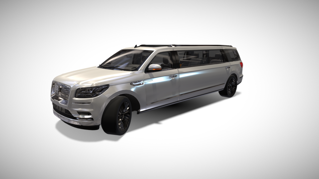 Silver Lincoln Navigator Limousine - Exterior Photo #4