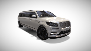 Silver Lincoln Navigator Limousine - Exterior Photo #1